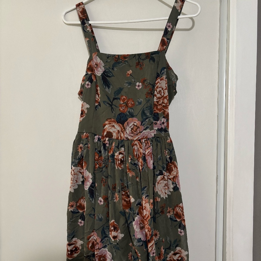Green Flower Dress